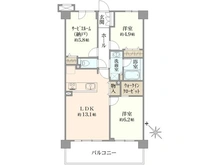【東京都/足立区中央本町】セザールガーデン五反野 間取り図