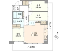 【東京都/北区十条台】レクセル王子 間取り図