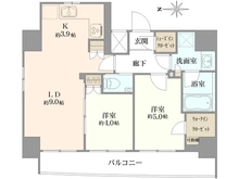 【東京都/北区王子】クレイシア・ヴァースクレイシアIDZ王子マークプレイス 間取り図