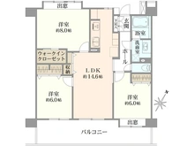 【東京都/板橋区坂下】ビューネ蓮根城北公園 間取り図