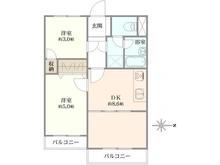 【東京都/板橋区大門】セザール赤塚公園 間取り図