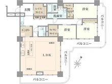 【東京都/北区赤羽西】パルロード2 間取り図