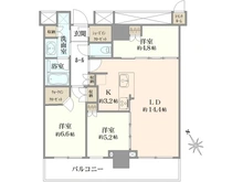 【東京都/北区上十条】ザ・タワー十条 間取り図