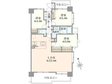 【埼玉県/川口市川口】川口第三ローヤルコーポ 間取り図