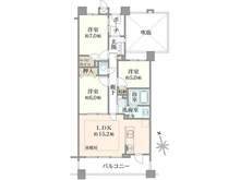 【東京都/北区浮間】ディアステージ浮間公園 リバーシア 間取り図