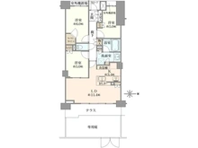 【東京都/北区東十条】ザ・パークハウス東十条フレシア 間取り図