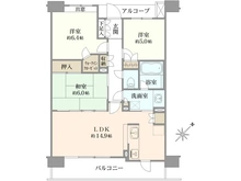 【東京都/北区滝野川】クレアホームズ滝野川 間取り図