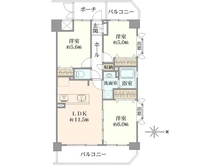 【東京都/北区浮間】ウインベルコーラス北赤羽 間取り図