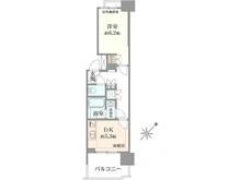 【東京都/北区王子】グローリオ王子神谷 間取り図