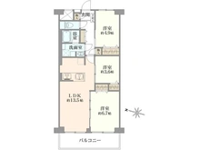 【埼玉県/さいたま市桜区西堀】ハイラーク浦和参番館 間取り図