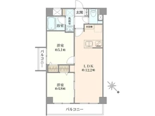 【埼玉県/さいたま市桜区中島】ビューパレ―浦和中島 間取り図