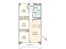 【東京都/板橋区坂下】城北公園ハイツ 間取り図