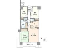 【東京都/板橋区小豆沢】パークハイツ小豆沢 間取り図