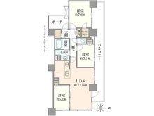【東京都/葛飾区新宿】シティタワー金町 間取り図