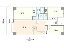【埼玉県/川口市金山町】イトーピア川口マンション 間取り図
