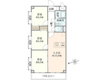 【埼玉県/川口市南鳩ヶ谷】エンゼル鳩ケ谷南 壱番館 間取り図