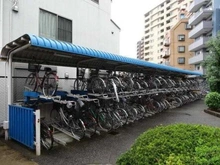 【東京都/足立区島根】日商岩井西新井マンション 駐輪場
