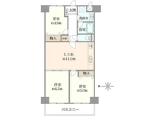 【東京都/足立区島根】日商岩井西新井マンション 間取り図