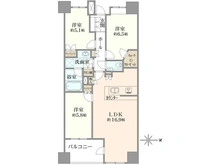 【東京都/北区赤羽南】クレヴィア赤羽 間取り図