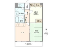【東京都/北区神谷】赤羽神谷サンハイツ 間取り図