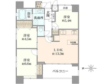 【京都府/京都市下京区西洞院通五条上る】サンクタス西洞院ルーセント 間取り図
