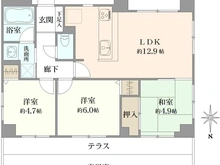【京都府/京都市左京区上高野仲町】リソシエ宝ヶ池 間取り図