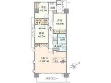 【京都府/京都市伏見区桃山町西尾】プレサンスレジェンド六地蔵 間取り図