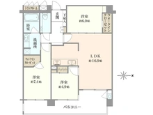 【京都府/京都市左京区岡崎円勝寺町】グランドヒルズ岡崎神宮道 間取り図