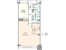 【京都府/京都市左京区下鴨泉川町】J.GRAN THE HONOR 下鴨糺の杜 参道西 寛心の棟 間取り図