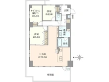 【京都府/京都市上京区大上之町】リソシエラグジェ北野 間取り図