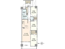 【京都府/京都市中京区堺町通二条下る】クレヴィア京都御所南 間取り図