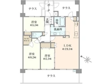 【京都府/京都市左京区粟田口鳥居町】ファミール・グラン岡崎東山荘 間取り図