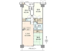 【京都府/京都市中京区壬生辻町】ライオンズマンション四条大宮ガーデンシティ 間取り図