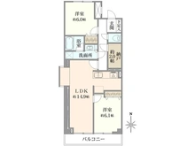 【京都府/京都市中京区聚楽廻南町】ルミエール二条 間取り図