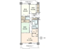 【京都府/京都市左京区上高野西氷室町】パーク・ハイム宝ヶ池銀杏館 間取り図