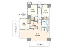 【京都府/京都市山科区椥辻西浦町】プレミスト山科椥辻ザ・テラス 間取り図