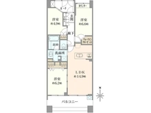 【京都府/京都市中京区河原町通二条上る】グランクール河原町二条 間取り図