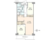 【京都府/京都市右京区西院月双町】マンハイム五条 間取り図