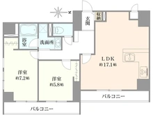 【京都府/京都市伏見区深草綿森町】グラン・ドムール伏見桃山 間取り図