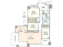 【京都府/京都市左京区吉田河原町】エル・パークスクエア京都鴨川 間取り図