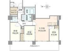 【滋賀県/大津市におの浜】デ・リード大津におの浜レイクサイドタワー 間取り図