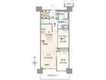 【京都府/京都市中京区壬生朱雀町】ジオ京都二条 間取り図