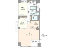 【京都府/京都市中京区清水町】ジオ御所南　河原町二条 間取り図