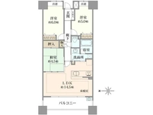 【京都府/京都市下京区西七条比輪田町】イーグルコート西大路アネックス 間取り図