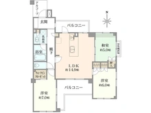 【京都府/京都市伏見区醍醐大構町】グランスイート醍醐駅前 間取り図