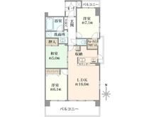 【京都府/京都市南区上鳥羽菅田町】パデシオン京都十条 間取り図