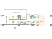 【京都府/京都市上京区大宮通西裏今宮御旅所下る】グレイスロワ鞍馬口 間取り図