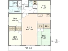 【京都府/京都市中京区大宮通三条下る】ライオンズマンション京都三条大宮 間取り図