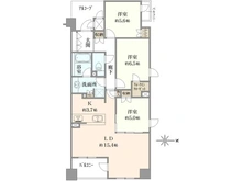 【京都府/京都市上京区河原町通広小路下る】ローレルコート京都御所東 間取り図