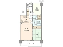 【京都府/京都市中京区壬生相合町】サーパス四条大宮 間取り図